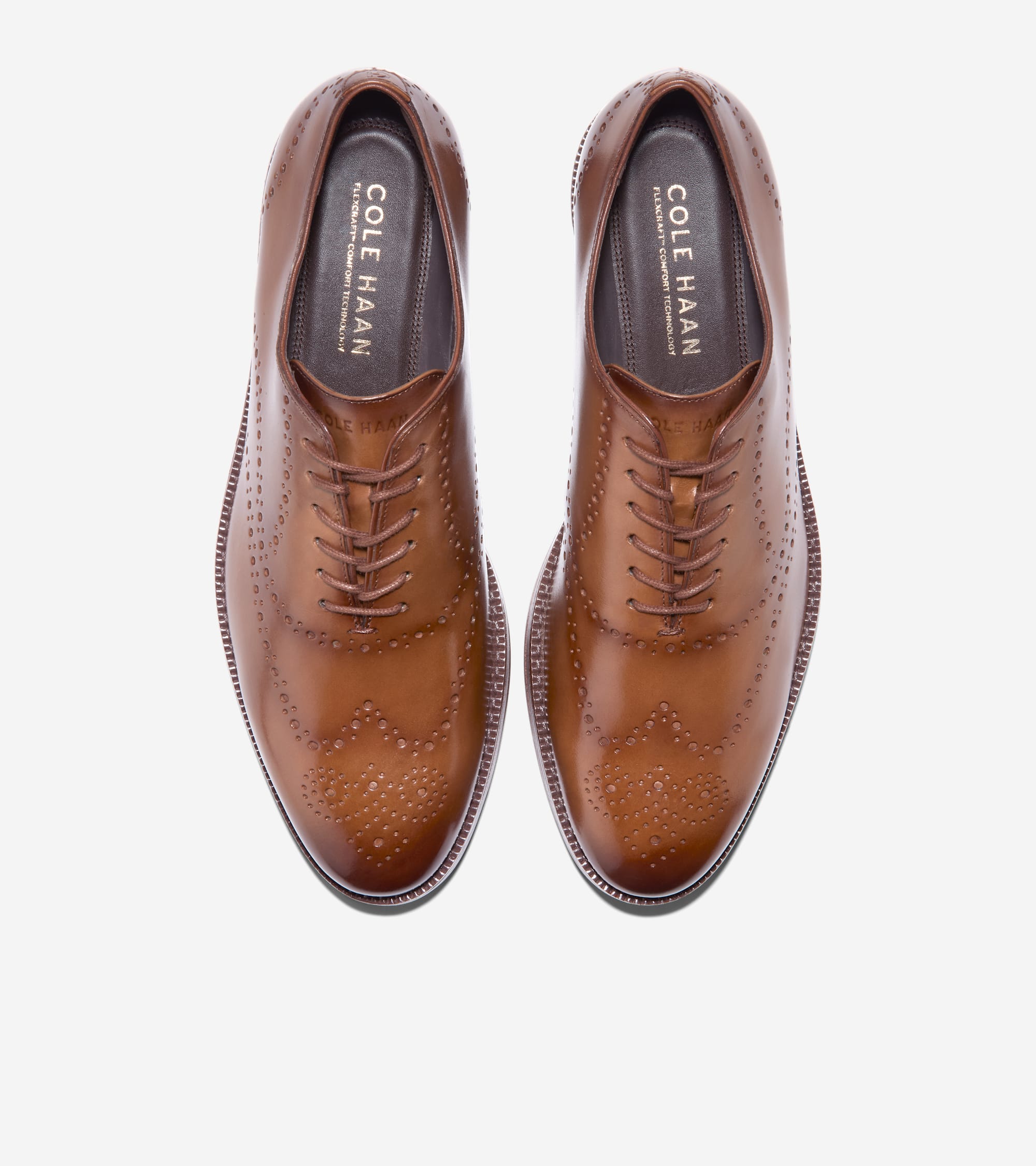 Men's Ledley Grand Brogue Wingtip Oxfords - Image 4