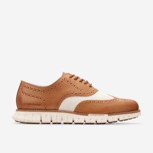 Men's ZER?GRAND Remastered Lined Wingtip Oxfords