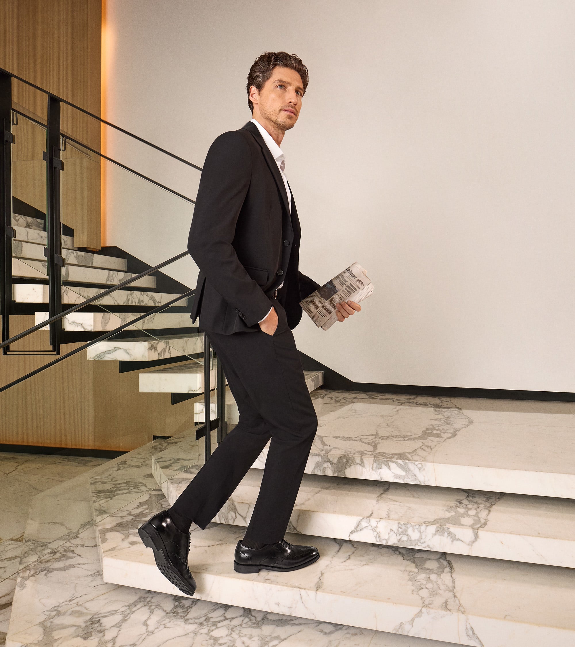 Men's Ledley Grand Brogue Wingtip Oxfords - Image 2