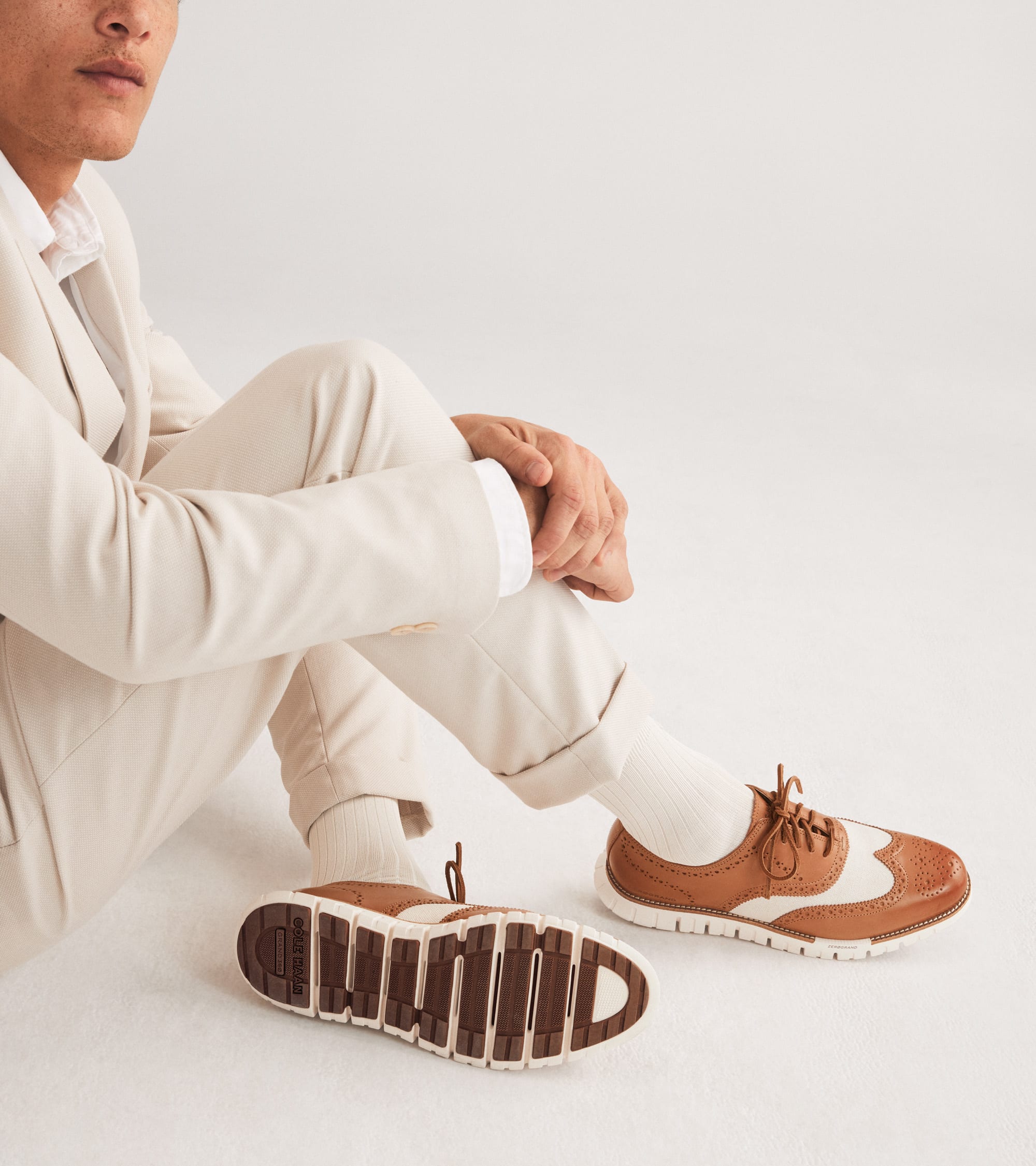 Men's ZER?GRAND Remastered Lined Wingtip Oxfords - Image 8